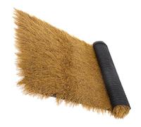 VALICLUD Toiture de Chaume Artificielle Réaliste 16 CM Couverture de Paille Artificielle Jaune 1X05 M Décoration Paysagère Extérieure pour Jardin Terrasse et Pavillon Panneau de