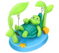 VALICLUD Tortue Solaire Décorative pour Voiture à Tête Tremblante Figurine Balançoire Animée en Énergie Solaire Mignon pour Tableau de Bord Présent Original pour Intérieur Auto