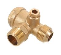VALICLUD Tout Capport Cappalve Outils Communs Clapet Anti-retour Unidirectionnel Valve De Contrôle Des Outils De Connexion Clapet Anti-retour Fileté En Laiton Vanne Filetée Doré Cuivre