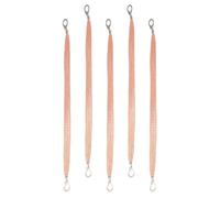 VALICLUD Tresse de Masse en Cuivre 5 Pièces pour Câble de Batterie Automobile, Sangles de Mise la Terre Résistantes, Fil de Mise la Terre pour Connexion Parallèle, Accessoires