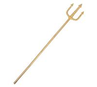 VALICLUD Trident Spirale Doré Plastique Accessoire Costume pour Halloween Cosplay et Décorations de Fête Rapide et Design Luxueux pour et Événement Océanique
