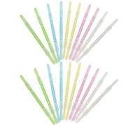 VALICLUD Trombones de Classement pour Documents Plastique 20pcs Légers Portables Faciles à Retirer pour Papeterie et Reliure Bureau L'école