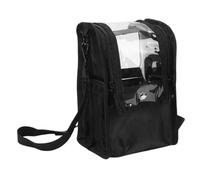 VALICLUD Trousse de Maquillage Transparente en Matériaux Faciles à Nettoyer, Paquet Bandoulière pour Outils Cosmétiques, Étui Pinceaux pour Usage Quotidien