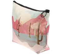 VALICLUD Trousse de Toilette Cosmétique Imprimée Portable avec Poignée Sac de Voyage Multifonction pour Filles Design Élégant et Spacieux pour Stockage des Cosmétiques et Accessoires