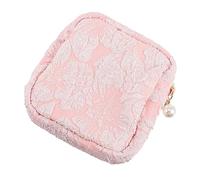 VALICLUD Trousse Menstruelle Portable à Fermeture Éclair pour Femme Pochette Cosmetique Délicate Accessoire pour Petites Serviettes Hygiéniques Et Objets