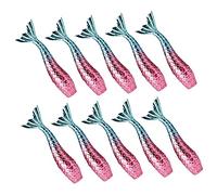 VALICLUD Tube de Gloss à Lèvres Vide 3 G Applicateur Lot de 10 Flacons pour Maquillage DIY Ensemble Sept Teintes Queue de Sirène Flacon Plastique pour Paillettes