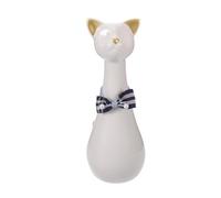 VALICLUD Urne Funéraire en Céramique Blanche pour Cendres de Chat et Chien, Boîte à Cendres Couvercle Sécurisé, Mini Urne Décorative Compacte pour Souvenirs D’Animaux de Compagnie