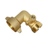 VALICLUD Valve Arrêt Laiton pour Tuyau Arrosage Ght Coudée Interrupteur Connecteur Robuste pour Usage Extérieur Résidentiel et Agricole