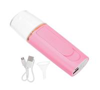 VALICLUD Vaporisateur Facial USB à Froid Brumisateur Hydratant Pores Nettoyage Humidificateur de Visage Rose