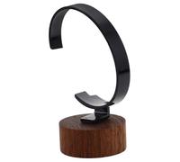 VALICLUD Vitrine pour Montre Bois Massif Noyer Support Anneaux c Acrylique Présentoir Bijoux Montres Organisateur De Collection