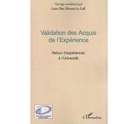 Laure Ben Moussi Le Gall – Validation des acquis de l'expérience – Retour d'expériences – Broché