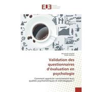 Validation des questionnaires d'évaluation en psychologie - Alsaleh Muaweah - Universitaires Europeennes - broché - Livre