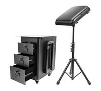 Valigie, Beauty Case, Beauty Case, Beauty Case da Viaggio per tatuaggi, postazione di Lavoro per tatuatori Con 3 cassetti, lucchetto a 3 cifre e supporto per bracciolo,