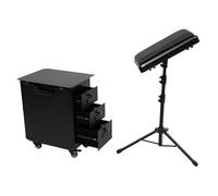 Valigie, valigie, valigie per cosmetici, Trolley per il trucco Con bracciolo per tatuaggi, Trolley per il trucco Con 4 ruote e lucchetto a combinazione, per truccatori