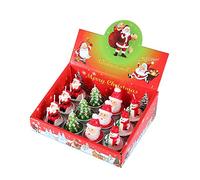 Valink Lot de 12 bougies de Noël, bonhomme de neige, pins, conne, mini bougies pour maison, fête, Halloween, Noël, mariage, C