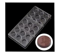 Valink Moule à chocolat en polycarbonate transparent - Moules à chocolat rigides en polycarbonate - Moule à bonbons fait maison - Moule à bonbons - Plateau pour mariage, anniversaire, pâtisserie (C)