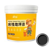 VALINK Peinture époxy imperméable à base d'eau, 300 g, séchage rapide, antidérapante, à base d'eau, peinture de sol pour intérieur et extérieur, noir