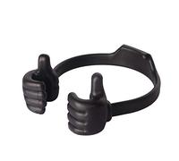 VALINK Thumbs-Up Support de téléphone portable, support de téléphone portable pour téléphone portable, regarder des films, lit de bureau, support mobile noir