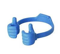 VALINK Thumbs-Up Support de téléphone portable, support de téléphone portable, support de téléphone portable, pour regarder des films, lit de bureau, support mobile bleu