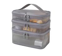 VALINK Trousse de maquillage en maille, grande capacité, trousse de toilette légère, trousse de toilette de voyage, organisateur de maquillage pour la maison, le bureau, les vacances, les voyages,