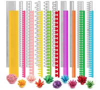 VALINSKY Lot de 10 matrices de découpe en métal 3D en forme de fleurs roulées pour la fabrication de cartes, pétales de fleurs, gaufrage, pochoir pour bricolage, scrapbooking, album d'artisanat