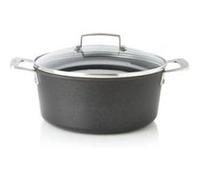 VALIRA 466925 AIRE COCOTTE + COUVERCLE FONTE D'ALUMINIUM ANSE MÉTAL NOIR 24 CM Noir G