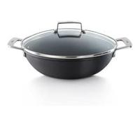Valira 467325 Cocotte Méditerran Premium de 28 cm fabriqué en Espagne, en fonte d'aluminium avec anti-adhérent écologique renforcé, apte pour l'induction, Noir