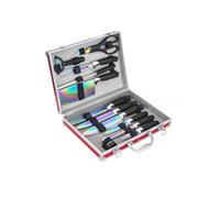 Pradel Excellence I7202TI Valise Lame de Revêtement Titane 35,5 x 28,5 x 8,3 cm 12 Pièces