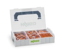 Valise 130 mini bornes de connexion N1 S221 + 5 Gelbox + testeur de tension - Wago