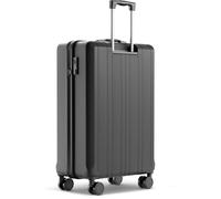 Valise 77x52x29 cm | Wertes | Bagage en soute rigide en ABS, grande taille XL, 100 L avec roues et serrure, total de 158 cm | Noir