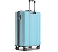 Valise 77x52x29 cm | Wertes | Bagage en soute rigide en ABS, grande taille XL, 100 L avec roues et serrure, total de 158 cm | Bleu