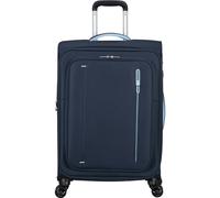 American Tourister Cloudrider 4 roulettes Trolley M 67 cm avec soufflet d'extension bleu