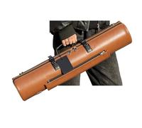 Valise à bagages for saxophone alto en si bémol, tube droit intégré, valise fendue, sacoche et transportable(Brown)