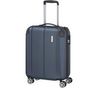 Valise À Main À 4 Roulettes,Conforme Aux Normes Iata Pour Les Bagages À Main,Série De Bagages City : Valise Trolley Robuste À Coque Dure Avec Surface Anti-Rayures,55 Cm,40 Litres,Bleu