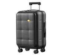 Valise à main avec compartiment pour ordinateur portable - Valise rigide avec serrure TSA - Port USB - 56 x 35 x 25 cm, Ferreux, Valise bagage à main avec compartiment pour ordinateur portable