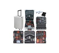 Valise à Outils 815 Pièces avec Roulettes, Malette à Outils Complète avec Clés, Douilles, Tournevis, Pinces et Accessoires
