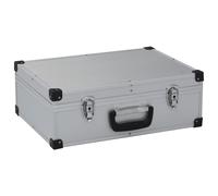 Valise à Outils Argenté Boîte Valise Mallette Trolley Caisse Rangement vidaXL