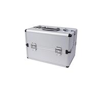 Valise à Outils PEREL avec Compartiments Amovibles - Serrure à Clé - Angles Arrondis - 360 x 220 x 250 mm G