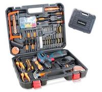 Valise à Outils FISHTEC Perceuse - Visseuse - Dévisseuse Noir G