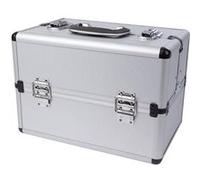 Valise à Outils PEREL avec Compartiments Amovibles - Serrure à Clé - Angles Arrondis - 360 x 220 x 250 mm G