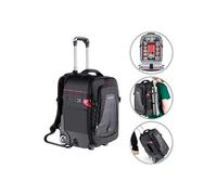 - Valise à roulettes 2 en 1 pour appareil photo - Durable et imperméable - (compartiment rembourré anti-choc et détachable, barre de traction cachée)