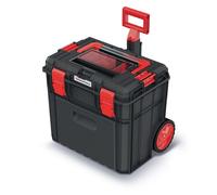 Valise à roulettes A, 51 cm, compartiment et organiseur II, noir