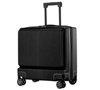 Valise à roulettes à roulettes, bagage à main léger à ouverture frontale avec verrou de sécurité pour les voyages d'affaires et de vacances, C, 18in