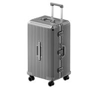 Valise à roulettes avec cadre en aluminium, solide et durable, anti-rayures, bagage de voyage pour une mobilité facile, C, 76,2 cm