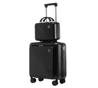 Valise à roulettes Ensemble De Valises en Deux Pièces, Valise D'embarquement Codée, Valise Trolley 18 Pouces, Valise Légère Valise Soute Avion (Color : H, Size : 14+18in)