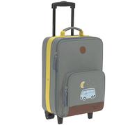 Valise À Roulettes Gris, Bleu Clair, Moutarde TU