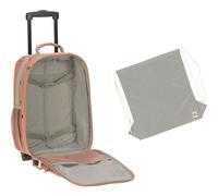 Lässig Valise Trolley pour enfants Happy Prints – Barre télescopique et roulettes – Caramel
