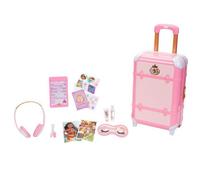 Valise à roulettes jouet - Disney - 223824 - Rose - Coque dure - 4 patins en ligne