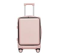 Valise à roulettes Valises avec Roue Universelle Bagages De Sécurité Interface USB Serrure À Code TSA Légère Valise Soute Avion (Color : B, Size : 24in)