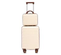 Valise ABS Spinner-Serrure TSA-Voyage-Beige-73,6x50,6x28,5cm
